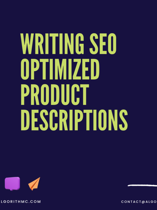 SEO Optimized Product Descriptions